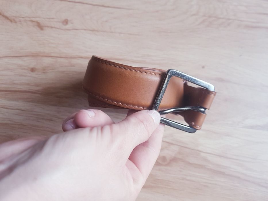 Skórzany pasek męski marki Ermenegildo Zegna