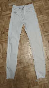 Jeansy białe, rozmiar 32