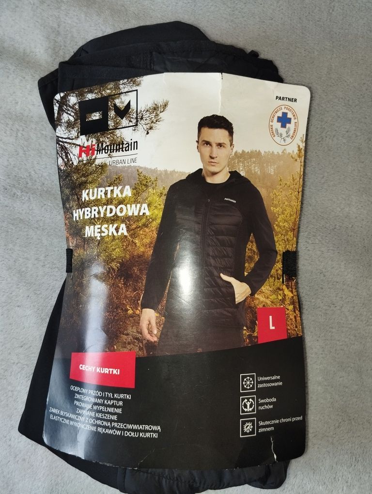 HiMountain nowa kurtka funkcyjna hybrydowa Softshell L mięska