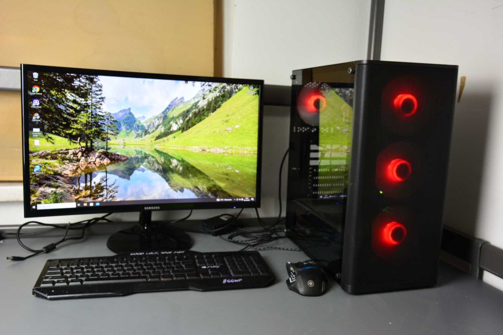 Komputer gamingowy PC Win11 RAM 16Gb Ryzen5 rx5700xt oc SSD M2