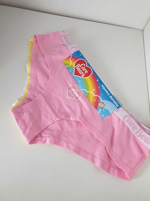 2 zestawy majtek hipstery troskliwe misie L