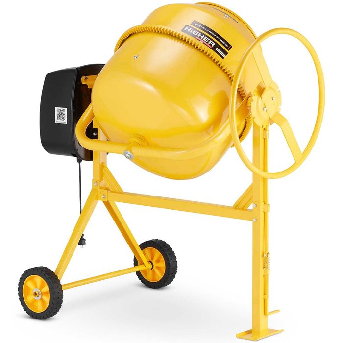 Betoniarka wolnospadowa mieszalnik HIGHER PROFESSIONAL 200L 230V 1500W