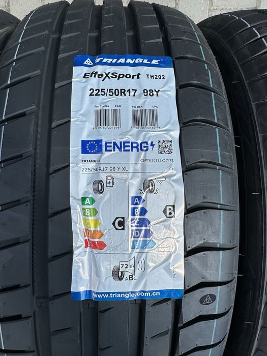 NOWE 225/50r17 komplet 2024r.