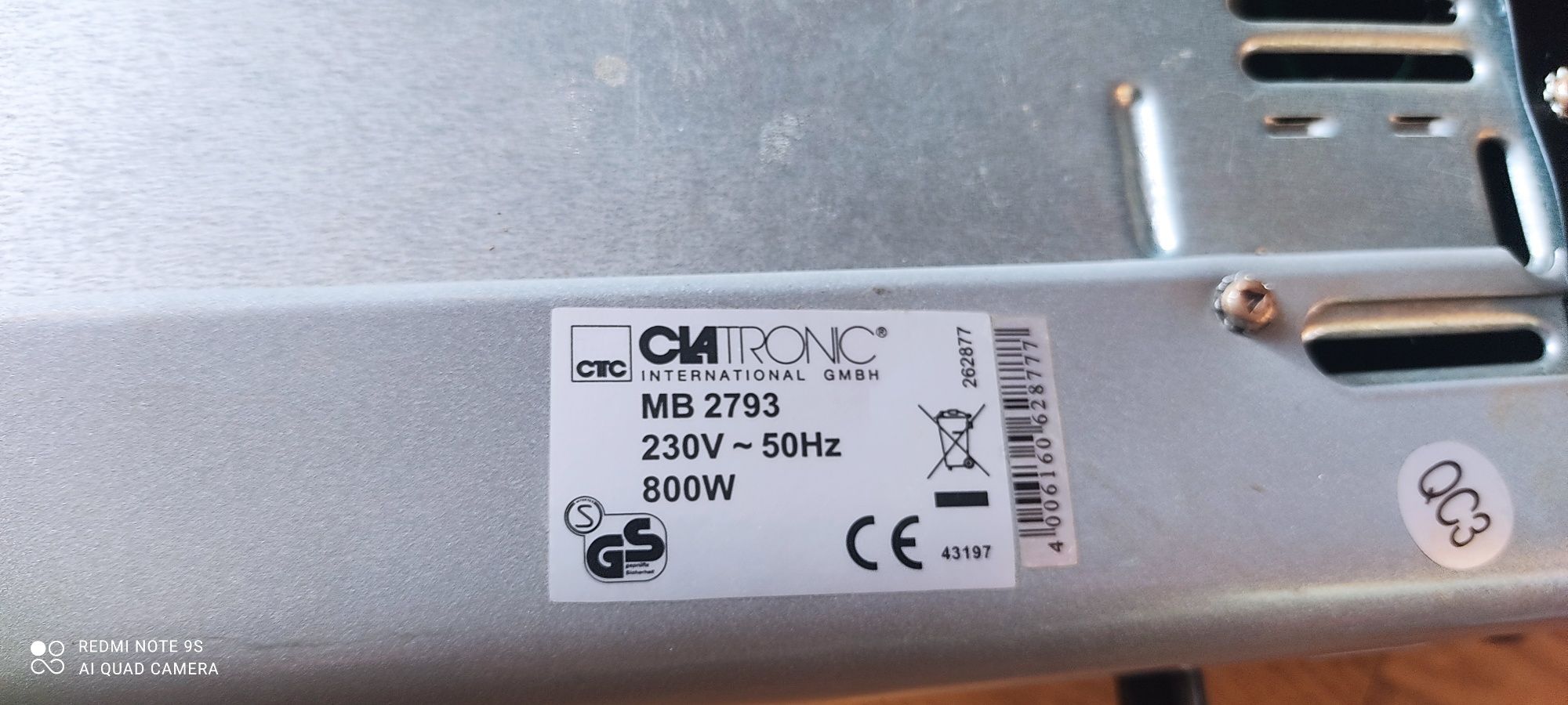 Piekarnik Clatronic 800W