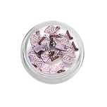 Motylki ceramiczne - wrzosowe / Bass Cosmetics