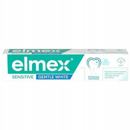 ELMEX Sensitive Gentle White wybielająca pasta do zębów wrażliwych 75