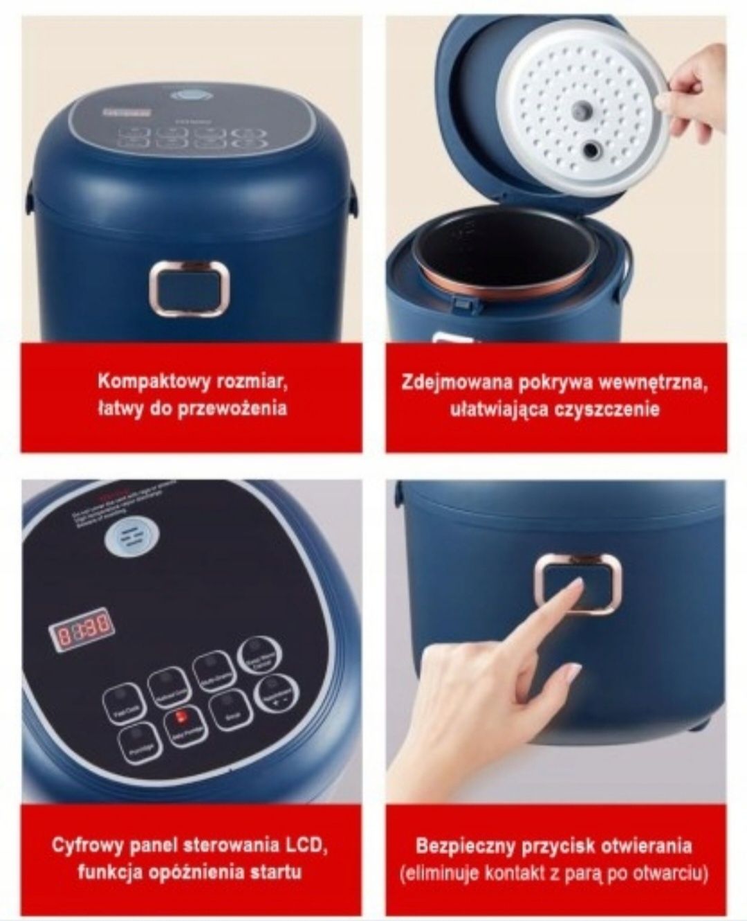 Multicooker 12v 24v 220v TIR