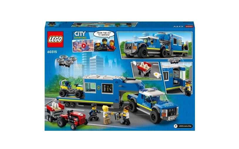 LEGO City 60315 Mobilne centrum dowodzenia policji