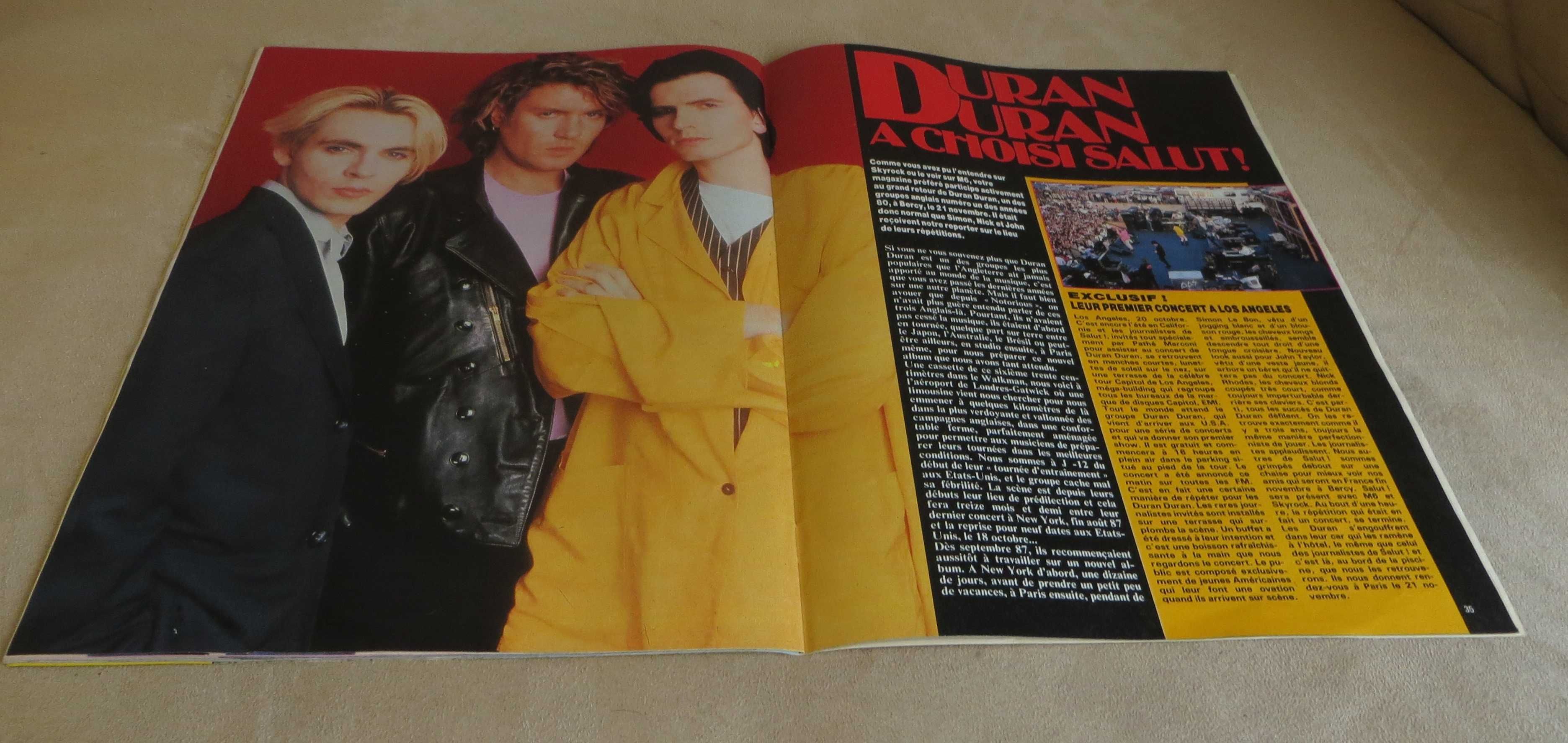 Revista Música Salut, anos 80 Especial Duran Duran, Jean-Luc & Aurelie