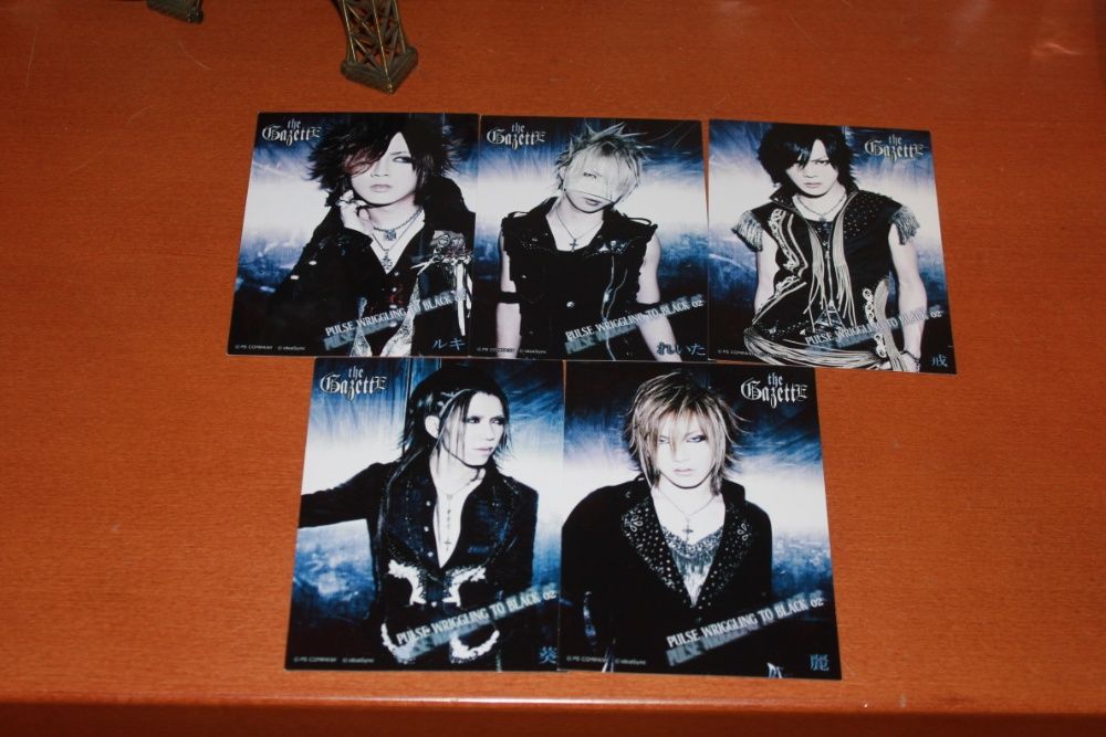 PHOTOCARDS Oficiais dos The Gazette