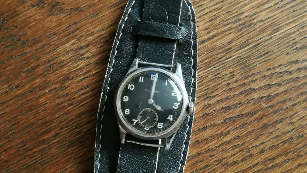 Stary męski zegarek militarny Titus Genf - lata 40te