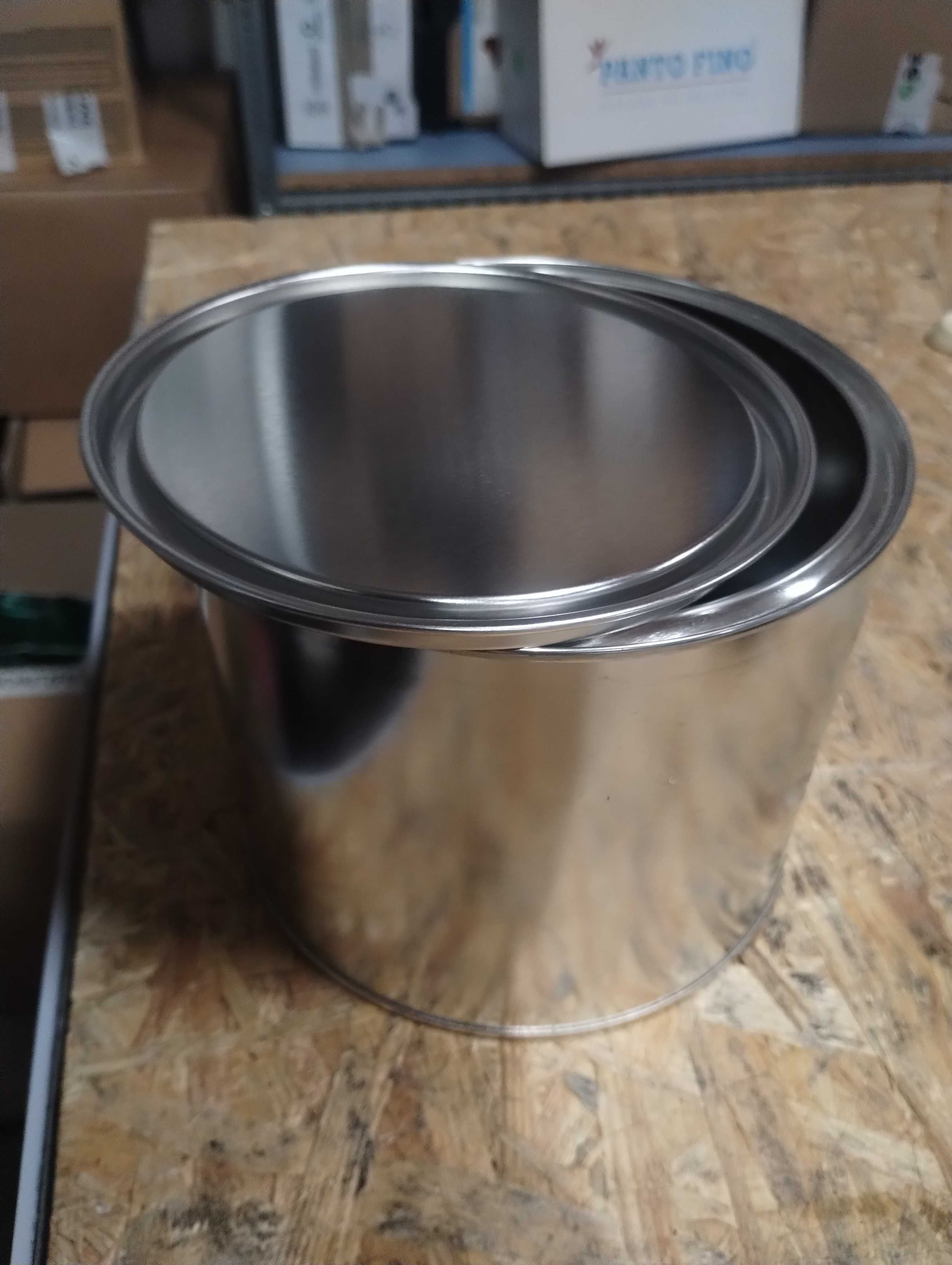 Wiadra Puszki metalowe 2 litrowe
