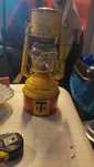 Stara lampa naftowa vintage Niemcy