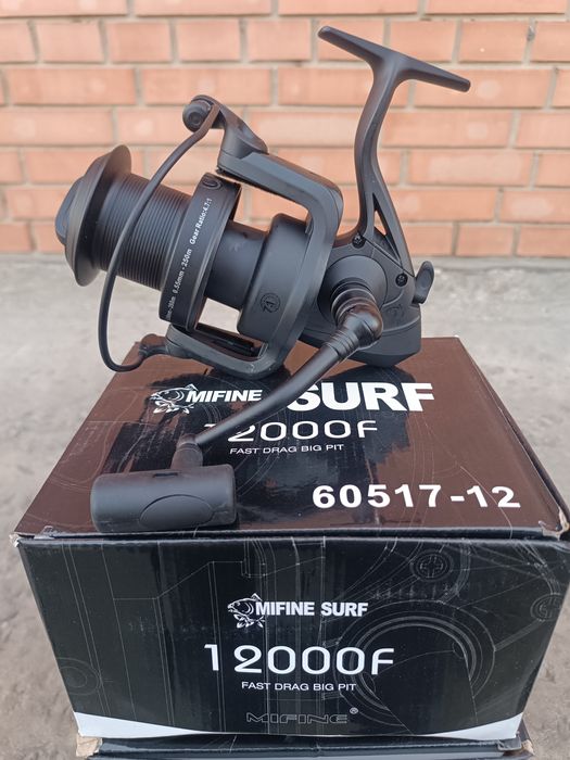 Топ.Карпова катушка Мifine Surf 12000F швидкий фракціон