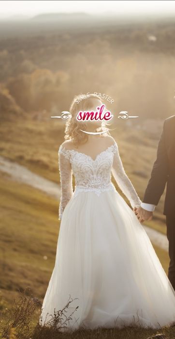 Suknia ślubna  długi rękaw Herm's Bridal COUTURE ZAHARA r. 36