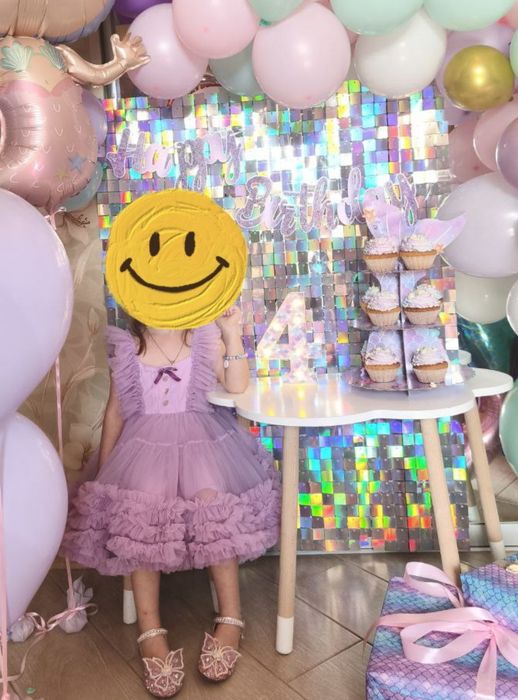 Оренда сукні на дівчинку/ прокат / сукня святкова пишна фіолетова