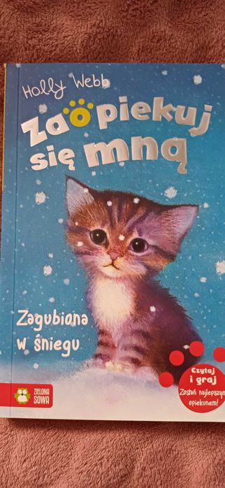 Książka z serii "Zaopiekuj się mną" kot