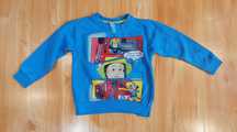 Bluza dresowa niebieska roz 98