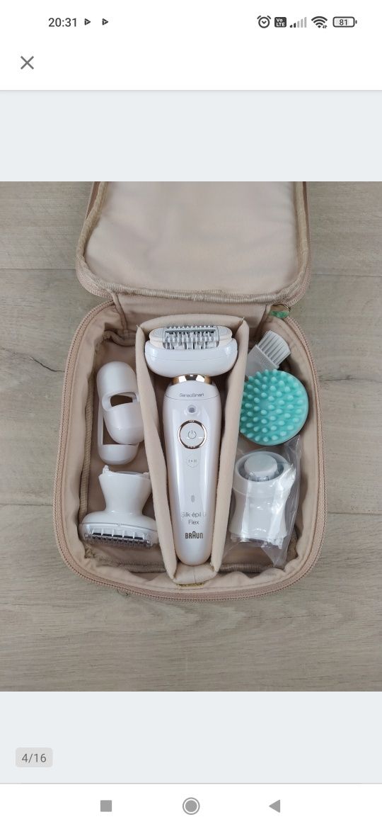 Braun Silk-epil 9 Flex 9020 Wet&Dry 3D Depilator + etui OUTLET

Używan