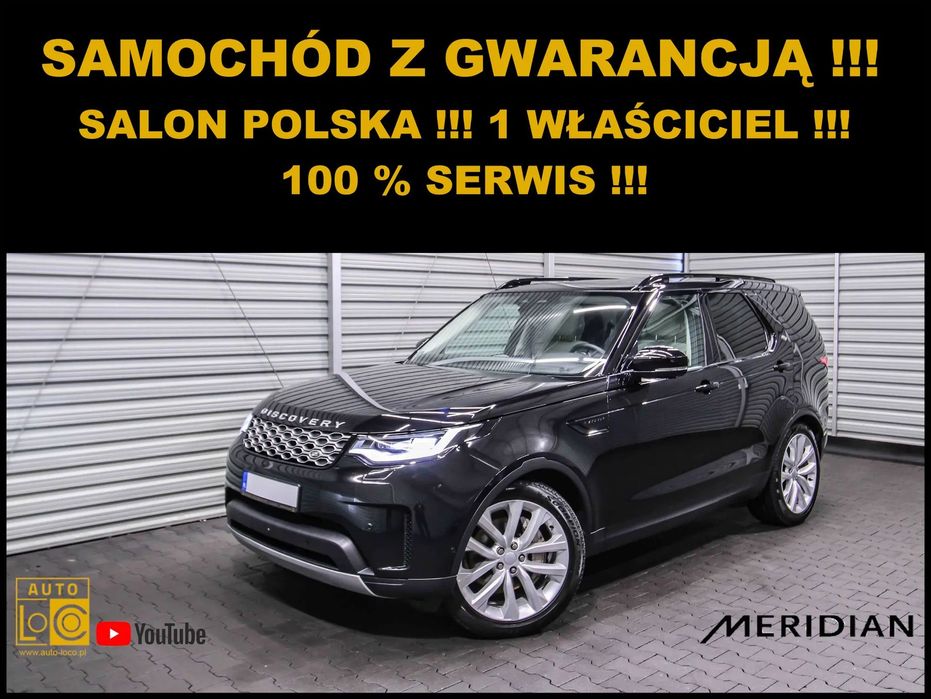 Land Rover Discovery Salon POLSKA + 1 Właściciel + 100% SERWIS + 100% Bezwypadek !!!
