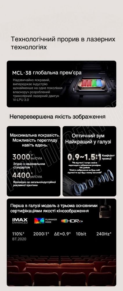 Проектор 4к Vidda C2 Ultra