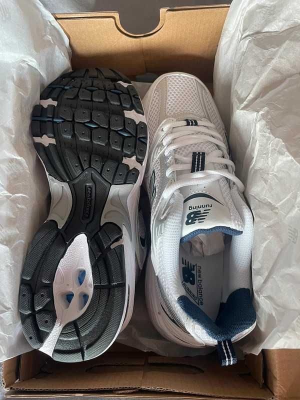 New Balance_530_white Moda_Buty_Mokasyny Mokasyny R.40