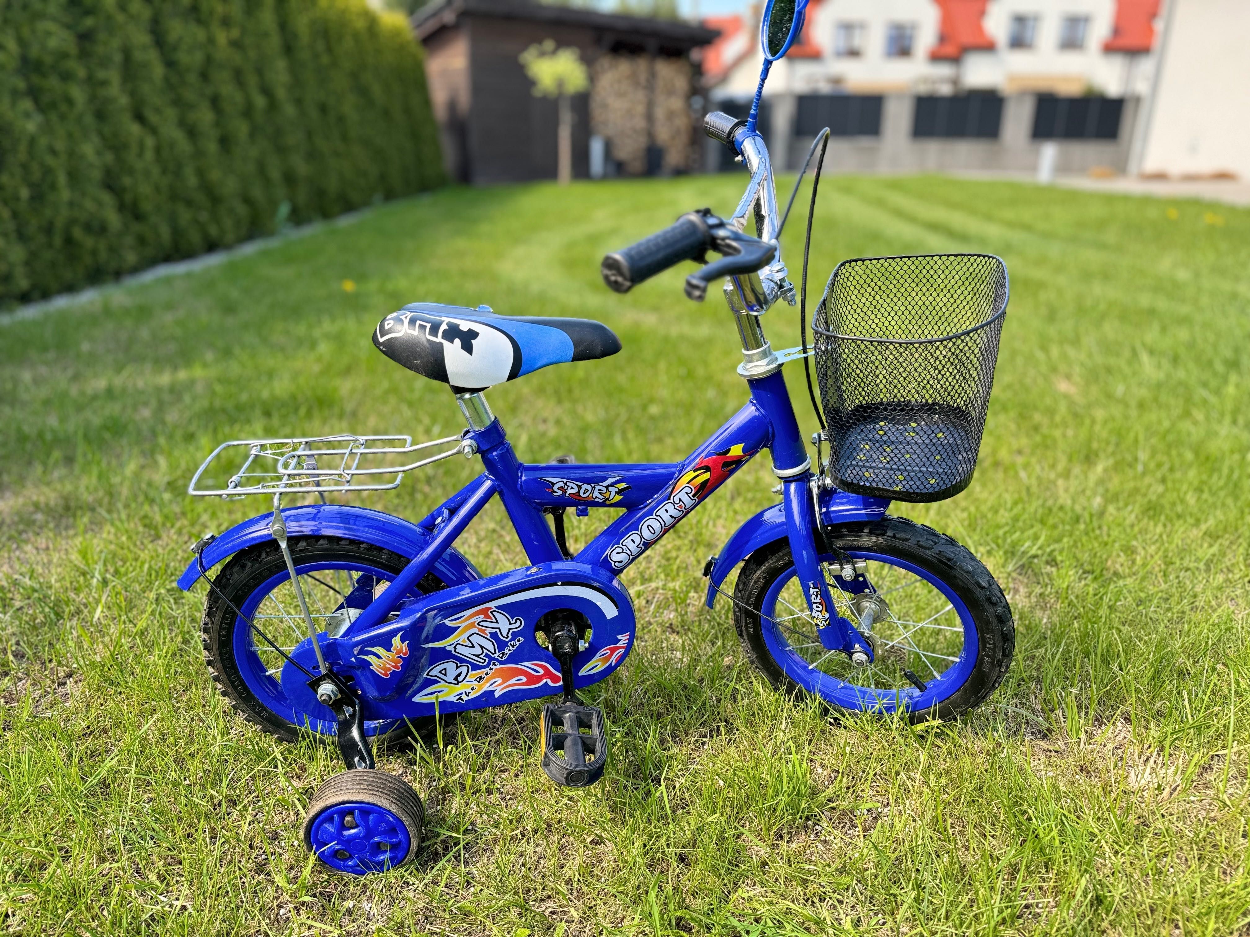 Rowerek dla dziecka z kółkami 12 cali BMX jak Nowy 12’ rower