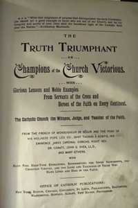 Starodruk Truth Triumphant or Champions of the Church Victorious 1897