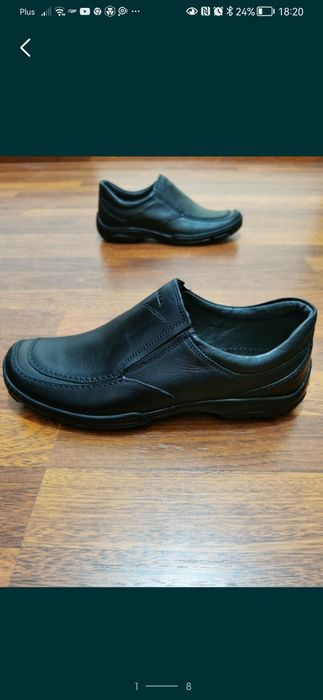 Skórzane Wsuwane Buty Męskie Joker Lekkie Wygodne Comfort