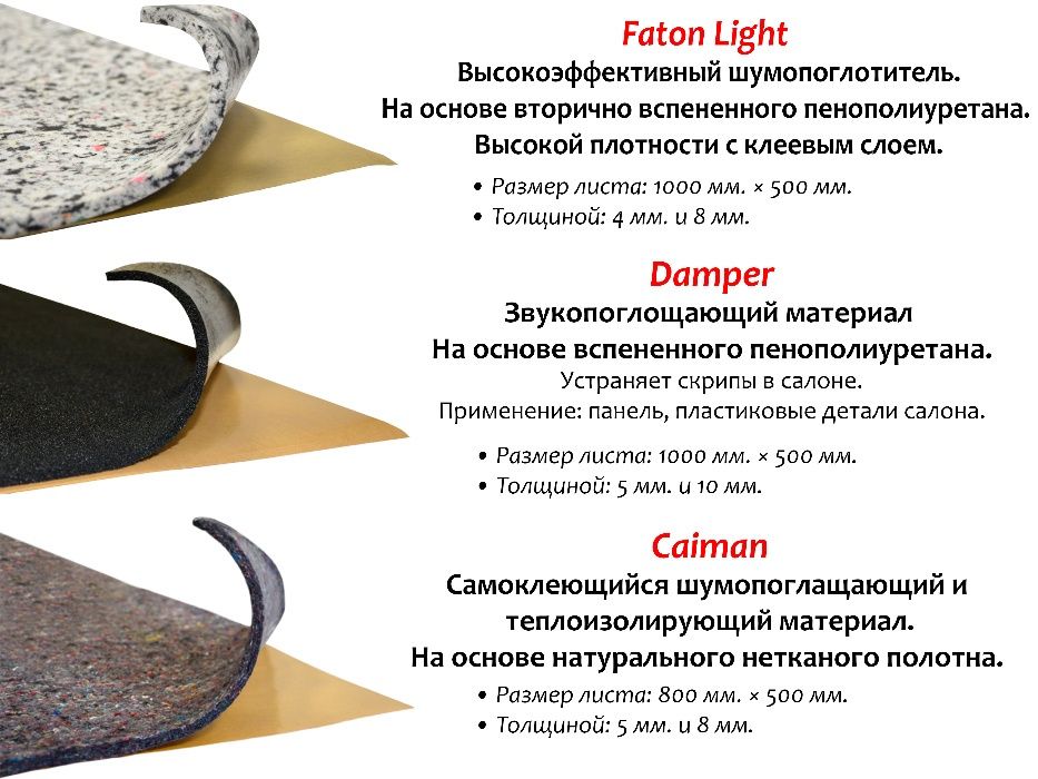 Віброізоляція Vizol 4.0мм (700×500) Виброизоляция, Шумоизоляция