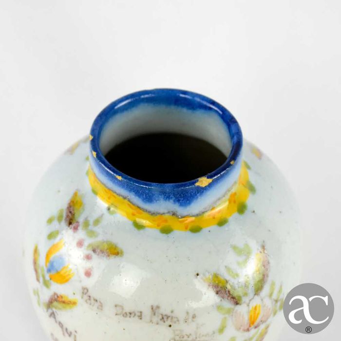 Jarra em faiança Battistini “Natal de 1954”, Colecção António Capucho