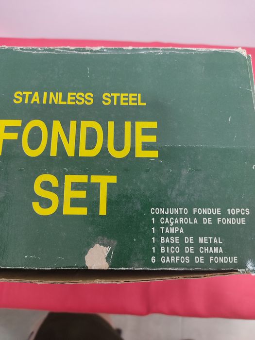 Conjunto fondue novo na caixa nunca usado