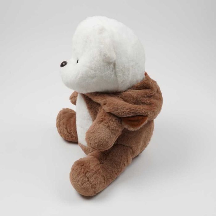 Плед-подушка игрушка 3в1 Мишка с капюшоном 40см