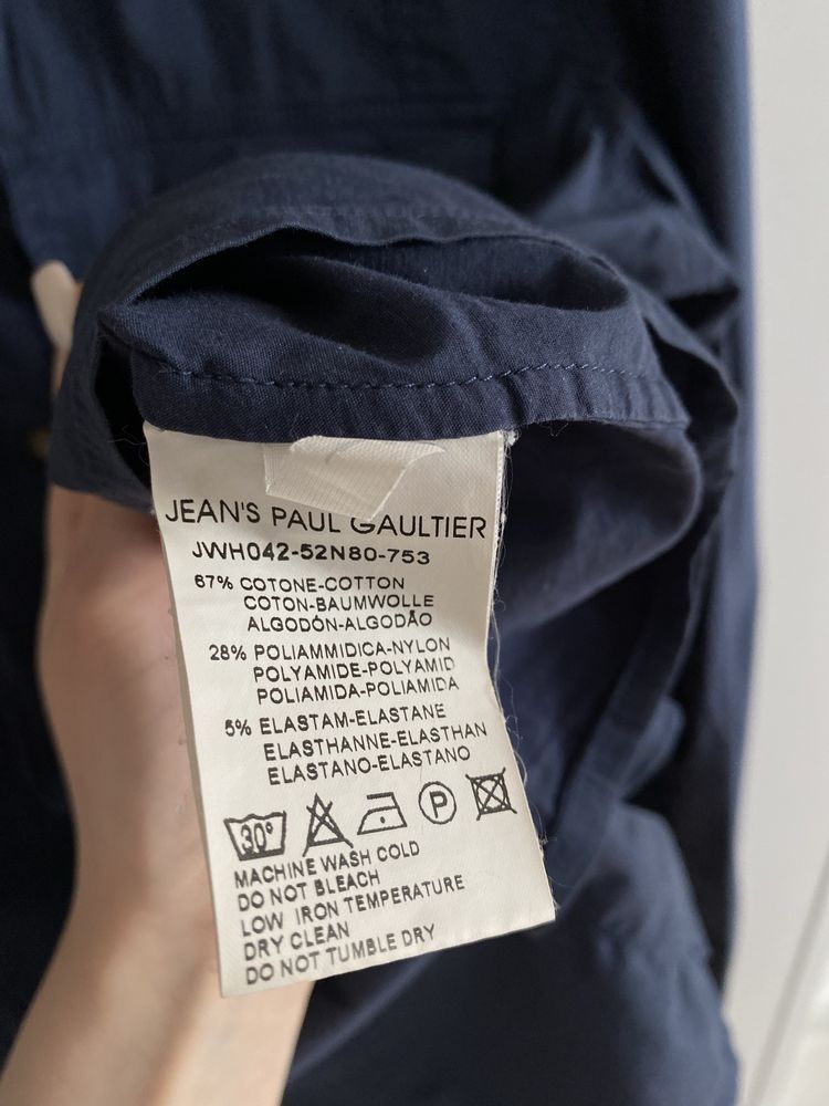 Jean Paul Gaultier niebieska  kuszula