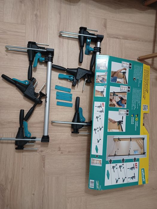 Wolfcraft  do montażu futryn ościeżnic regulowanych