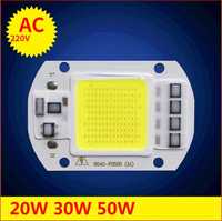 Светодиод 30W 220v LED COB прожектор 30вт драйвер 220в +термпаста 100w