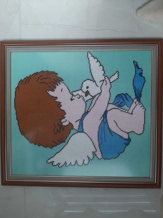 Картина вишита вишивка Ангел