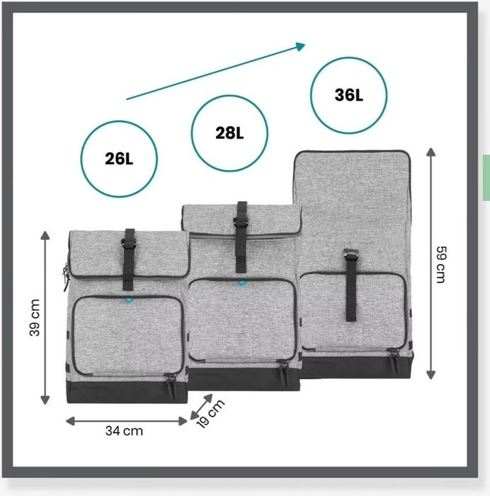 Mochila muda fralda babymoov