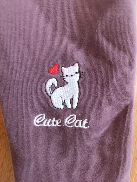 Spodnie legginsy ocieplane polarem polar 130cm