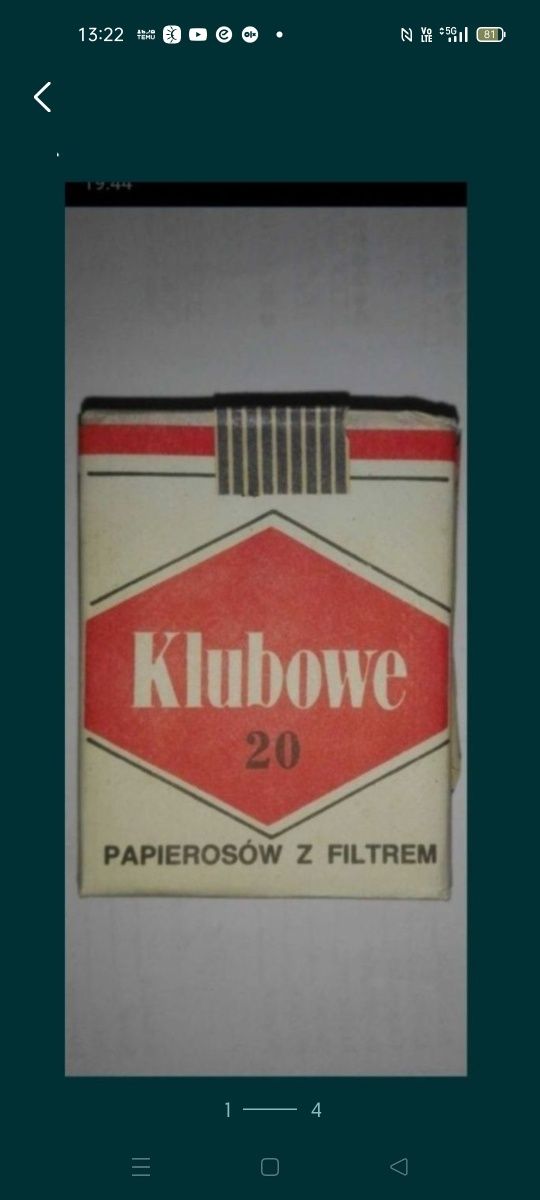 KLUBOWE  Kolekcjonerskie z okresu PRL-U