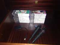 Jogos ps2 Singstar com microfones (playstation 2)