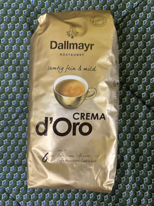 Кофе в зернах Dallmayr Crema d'Oro 1 кг Германия