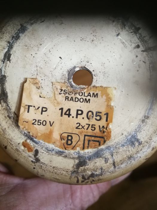 Lampa podłogowa z czasu Prl