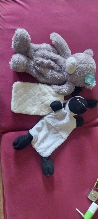 Грілка гумова 1л -2л з чохлами