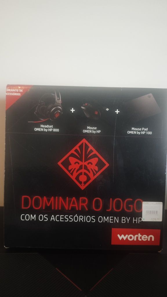Portátil HP Omen + Conjunto gaming