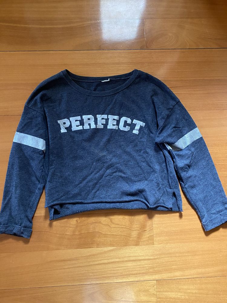 Sweatshirt cinzenta “perfect” tamanho XS Mo