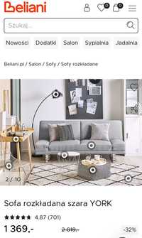 Sofa Beliani - 60 %