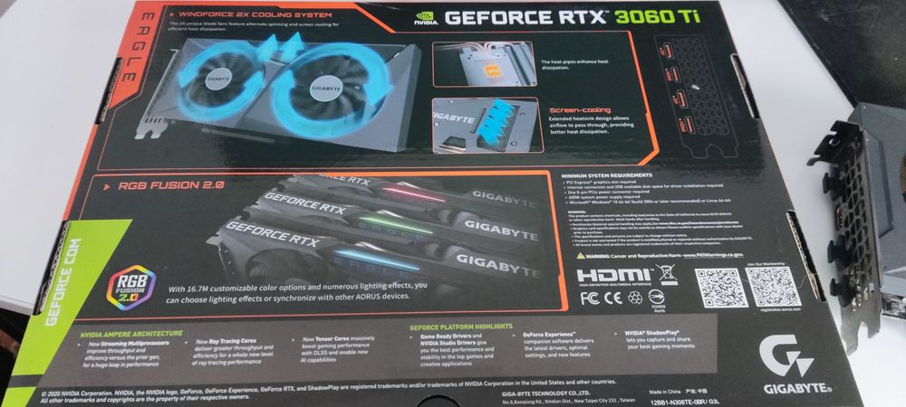 Rtx 3060 ti Eagle OC 8 GB GDDR 6