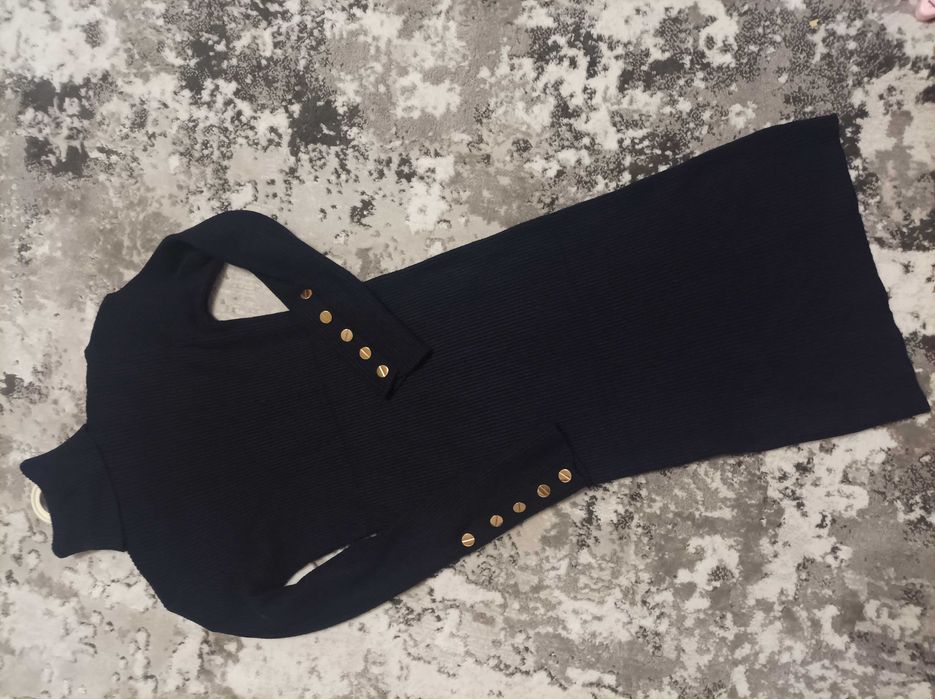 Сукня жіноча в рубчик