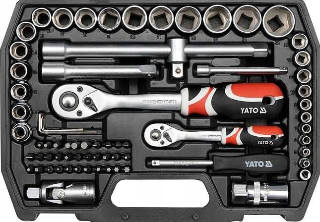 Nowoczesny Zestaw Narzędziowy Klucze Nasadowe Bity Nasadki (WYPRZEDAŻ)
